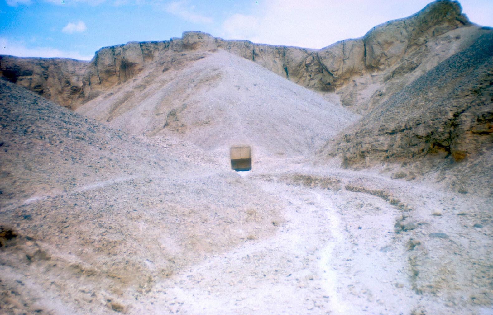 Approach to a tomb.