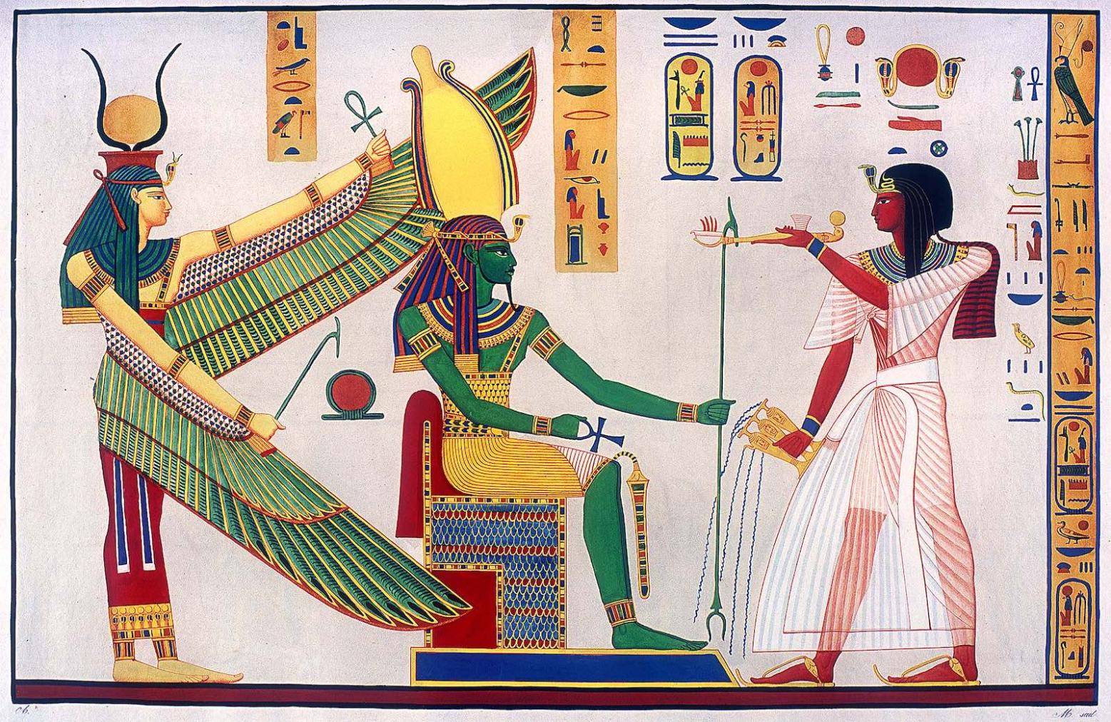 Боги Египта Осирис и Исида
