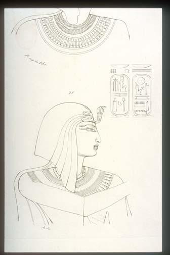 Portrait (reversed) of Rameses III offering to [Ptah-Sokar].